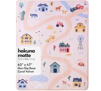 Hakuna Matte Colchoneta Manta Juegos Bebe 160x120x1,5cm, Granja - Tapete Infantil con Memory Foam Manta de Juegos Bebe Antideslizante, Tatami Bebe, Suelos Infantiles