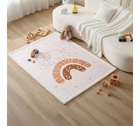 Hakuna Matte Colchoneta Manta Juegos Bebe 170x120x2,5cm, Elefante Arcoíris - Tapete Infantil con Memory Foam Manta de Juegos Bebe Antideslizante, Tatami Bebe, Suelos Infantiles