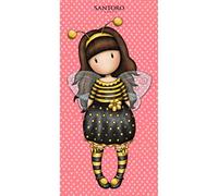 Halantex - GOR8828T - Santoro Chica Abeja Just Bee-Cause Toalla de playa y baño original oficial - Multicolor - 150 x 75 cm