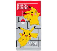 Halantex Toalla de playa Nintendo Pokémon Pikachu POK-411T 100% algodón 140 x 70 cm Unisex