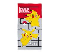 Halantex Toalla de playa Nintendo Pokémon Pikachu POK-411T 100% algodón 140 x 70 cm Unisex