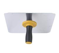 Halcón de aluminio, yesos de aluminio, tipo cuadrado 300 * 300 mm Esquinas redondas Albañilería de tamaño pequeño Llana de mano Herramienta para paneles de yeso para mampostería de paneles