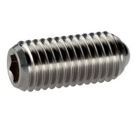 HALDER 10 piezas de presión de resorte, con bola y hexágono interior/acero inoxidable, fuerza de resorte reforzada, d1 = M6, 22030.0246