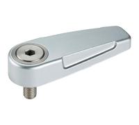 Halder 24100.0101 cerrojo giratorio, Plata, D1 = M6