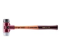 Halder 3023030"Simplex" - Mazo de goma/TPE-Mid de cara suave, multicolor, 30 mm
