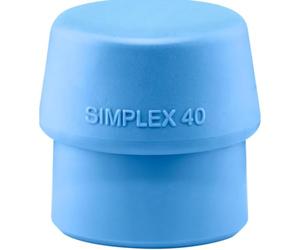 HALDER 3201.040 - Boca de recambio TPE blando azul Simplex Ø 40 mm