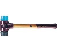 Halder Schonhammer, diámetro 60 mm, 1480 g, modelo Simplex con inserto de tope, material: goma/TPE - 3012060