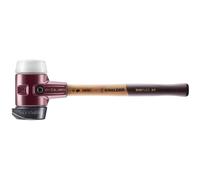 Halder – Martillo de goma con base y carcasa de hierro maleable, mango de madera Ø 80 mm
