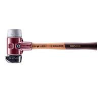 Halder USA - Mazo Simplex con goma gris (no se daña) e inserciones de goma negra de pie (3023.26)