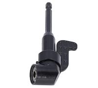 Halearo Adaptador Magnético de Enchufe para Taladro Eléctrico de 105 Grados con Función de Bloqueo para Llave Manual de Acero Al Cromo Vanadio Negro