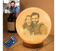 half-acre square pond 16 Colores Personalizados Foto Luna Luz de Noche,Lámpara de Luna Personalizada con Foto Texto,Luz de Noche con Foto Impresa en 3D-Recargable para usar,Regalo para la familia