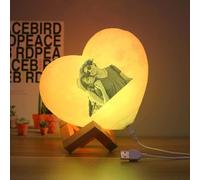 half-acre square pond Lámpara de Luna 3D Personalizada con Foto,Lámpara de Luna Personalizada con Texto,16 colores recargable luz de la luna de noche para mamá, papá, esposo y esposa