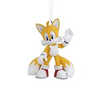 Hallmark Adorno Colgante de Colas, decoración de árbol de Sonic The Hedgehog, Adorno Colgante de Resina, Adorno Colgante de Navidad, Regalos para Navidad