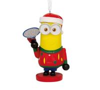 Hallmark Adorno de Cascanueces de Kevin el Minion, decoración de árbol, Coleccionable, Amarillo, Rojo