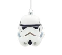 Hallmark Adorno de Cristal de Stormtrooper Imperial, decoración de árbol de Star Wars, Adorno Colgante de Cristal, Adorno Colgante de Navidad, Regalos para Navidad