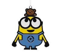 Hallmark Adorno de Metal con diseño de Bob The Minion, decoración de árbol de Minions, Adorno Colgante de Metal, Adorno Colgante de Navidad, Regalos para Navidad, mi Villano Favorito