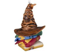 Hallmark Adorno de Sombrero y Batas de Harry Potter, decoración navideña