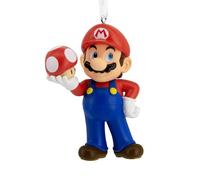 Hallmark Adorno navideño de Nintendo Mario con Seta