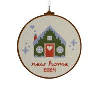 Hallmark Adorno navideño de Punto de Cruz 2024