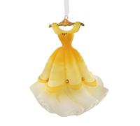 Hallmark Disney Belles - Adorno de Vestido Amarillo, Coleccionable, Firma