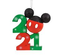 Hallmark Disney Mickey Icono 2021 - Adorno de Navidad, multicolor