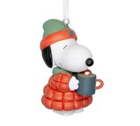 Hallmark Figura Coleccionable de Cacahuetes con Adorno de Chocolate Caliente, decoración para árbol de Navidad