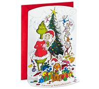 Hallmark Grinch - Tarjetas de Navidad en caja, diseño de Feliz Grinchmas (8 tarjetas desplegables y sobres)
