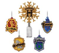 Hallmark Harry Potter - Decoración para árbol de Navidad en Miniatura de 5 Pulgadas y Mini Adornos de 1.9 Pulgadas, Juego de 5, inastillables