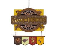 Hallmark HBO 25574054 - Adorno navideño de Juego de Tronos, Multicolor, 8,9 cm de Alto por 8,3 cm de Ancho por 1,6 cm de Largo