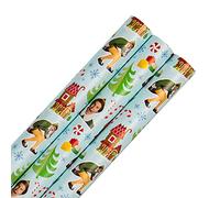 Hallmark Papel de regalo de Navidad, paquete de 3 envoltorios de regalo, 4 m cada uno, 1 diseño de amigo el elfo