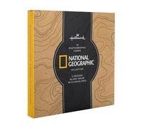 Hallmark Paquete múltiple de tarjetas de felicitación, National Geographic, tarjetas de cumpleaños, tarjetas de agradecimiento, animales fotográficos, babuino, elefante, león marino, orangutanes, oso