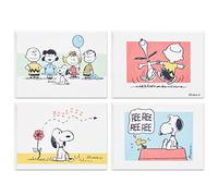 Hallmark Peanuts - Surtido de tarjetas en blanco, 70 aniversario (40 tarjetas de notas con sobres)