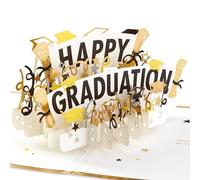 Hallmark Signature Paper Wonder - Tarjeta de graduación desplegable (Happy Graduation)