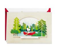 Hallmark Signature Peanuts - Tarjeta de cumpleaños (Snoopy Canoa)