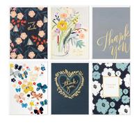 Hallmark Surtido de tarjetas de agradecimiento, corazones y flores de aluminio (48 notas de agradecimiento y sobres)
