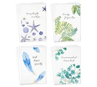 Hallmark Surtido de tarjetas de condolencias, acuarela naturaleza (12 tarjetas surtidas con sobres)