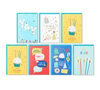 Hallmark Surtido de tarjetas de cumpleaños, 36 tarjetas con sobres (deseos de cumpleaños brillantes)