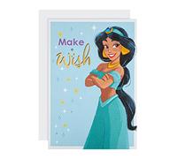 Hallmark Tarjeta de aliento, diseño de la princesa Jasmine de Disney