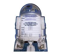 Hallmark Tarjeta de invitación a fiesta de cumpleaños personalizable, con estilo de Star Wars, texto en inglés, 20 unidades