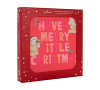 Hallmark Tarjeta de Navidad, paquete múltiple de tarjetas de Navidad, paquete de 16, 2 diseños, Forever Friends, tarjetas de Navidad de caridad, con sobres