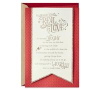 Hallmark Tarjeta de San Valentín, aniversario o tarjeta de amor para otros significativos (amor real)
