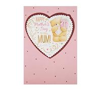 Hallmark Tarjeta del día de la madre para mamá, diseño de oso con corazón