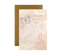 Hallmark Tarjeta del día de la madre para mamá, elegante diseño en relieve