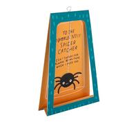 Hallmark Tarjeta del día del padre al atrapasueñas, bonito diseño de araña, azul, naranja