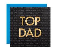 Hallmark Tarjeta del día del padre para papá, diseño contemporáneo basado en texto