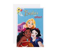 Hallmark Tarjeta para cualquier ocasión para un amigo, diseño de princesa Disney con Rapunzel, Moana y Blancanieves