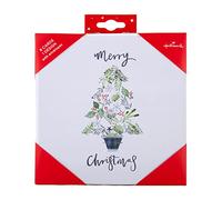 Hallmark Tarjetas de Navidad, diseño tradicional de árbol, paquete de 8, 25572281, paquete de tarjetas de Navidad