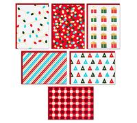 Hallmark Tarjetas en blanco, surtido de tarjetas de Navidad en caja (luces y regalos de Navidad, 24 tarjetas y sobres)