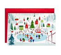 Hallmark Tarjetas navideñas en caja, ciudad nevada (40 tarjetas con sobres)