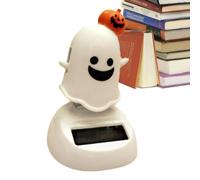 Halloween Automatic Non-Fading Halloween Dance |Solar Wobble Heads Figurine | Shaking Head Ornament For Shelf Home Office Counter Mantel Decor Room Car Dashboard Window Bedroom Desk Tabletop
